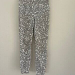 Spanx Pants Women's Speckled Gray Jean Ankle Leggings Stretch Shaping